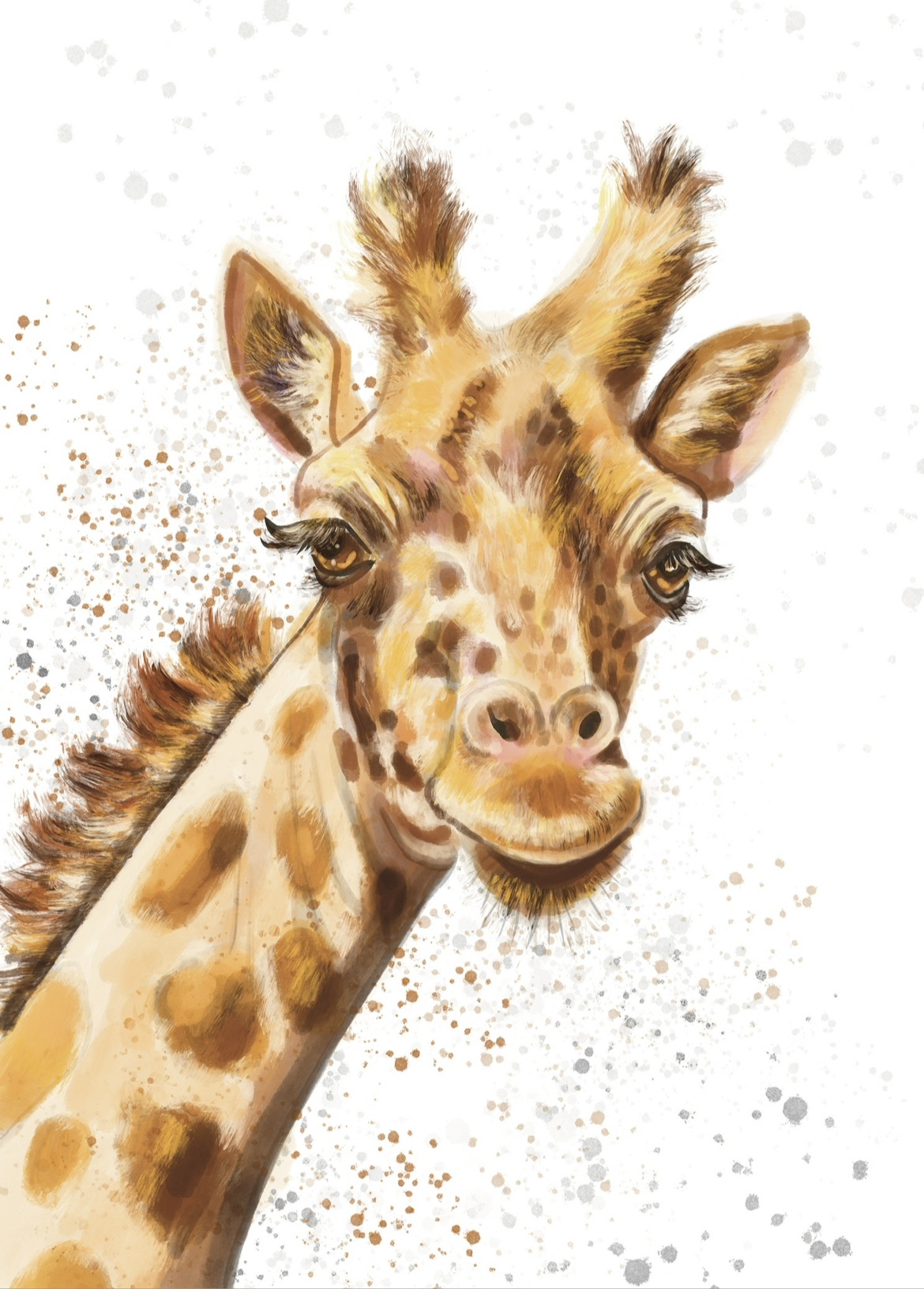 A4 Giraffe print