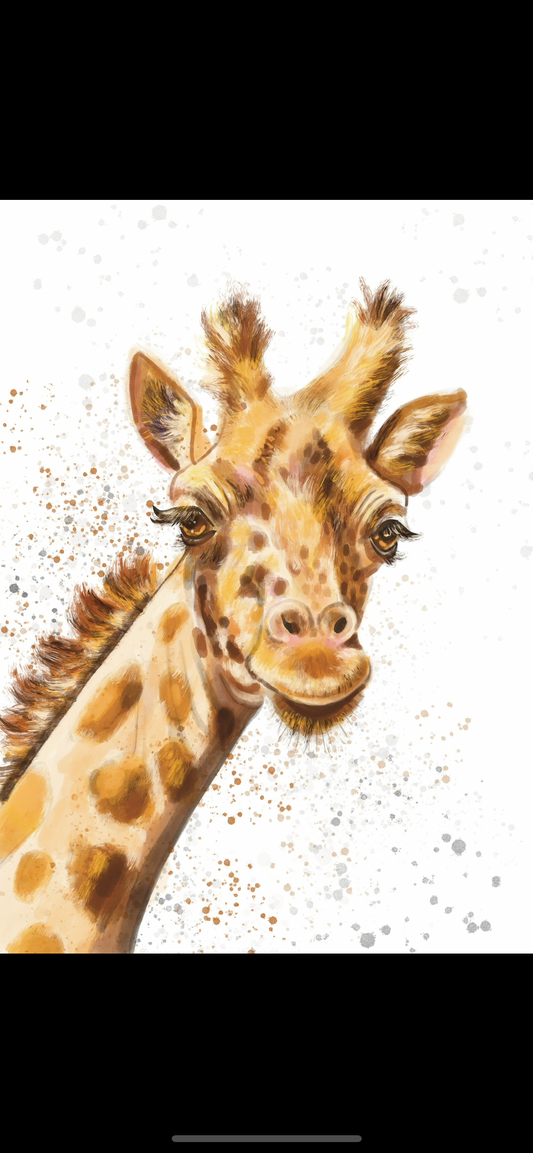 A4 Giraffe print